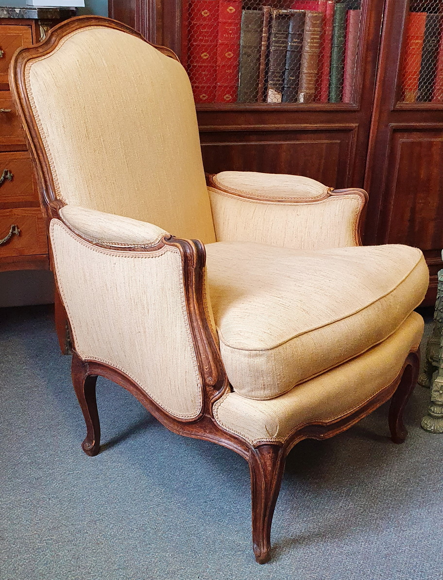 A pair of French Bergere Armchairs